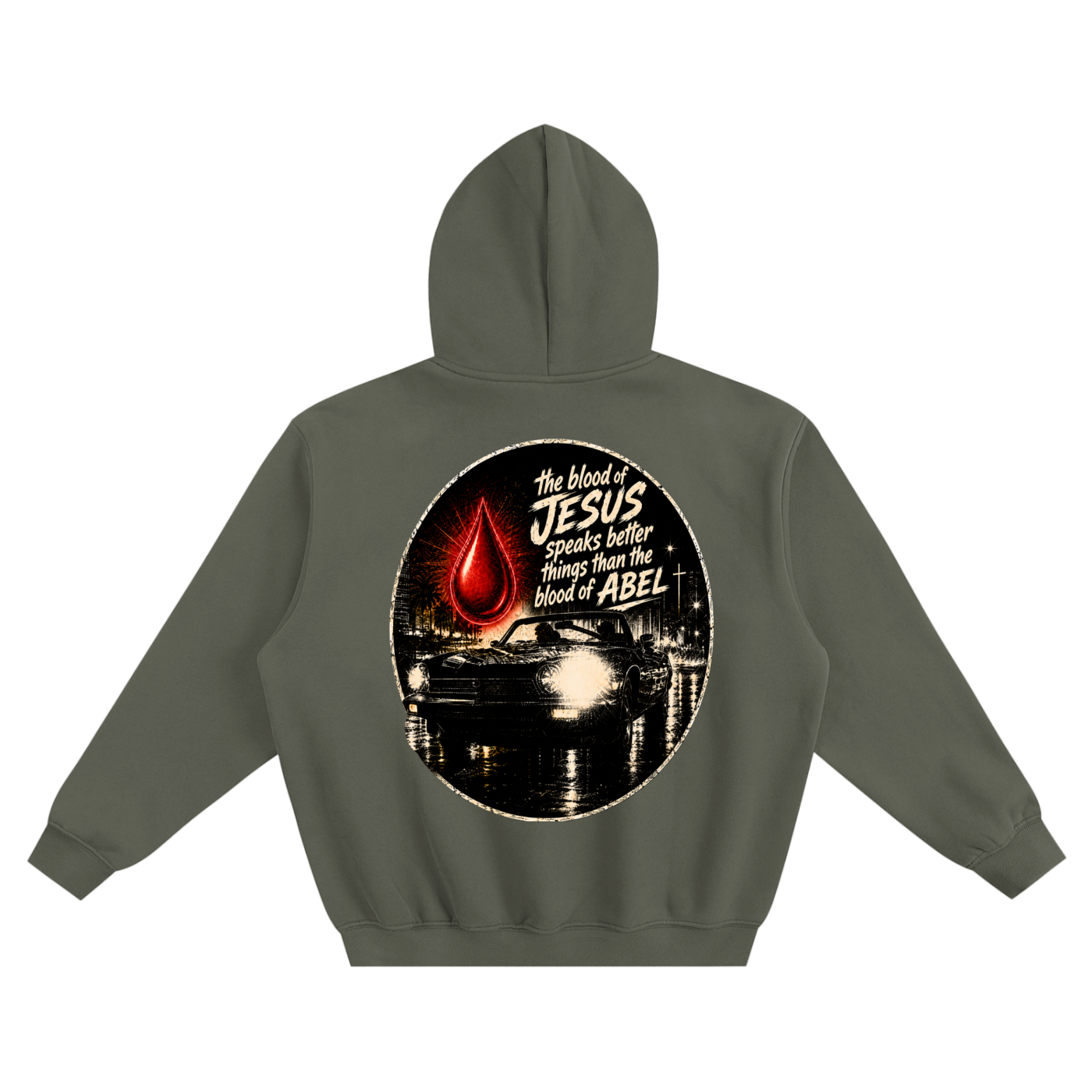 Jesus Blood bag Hoodie