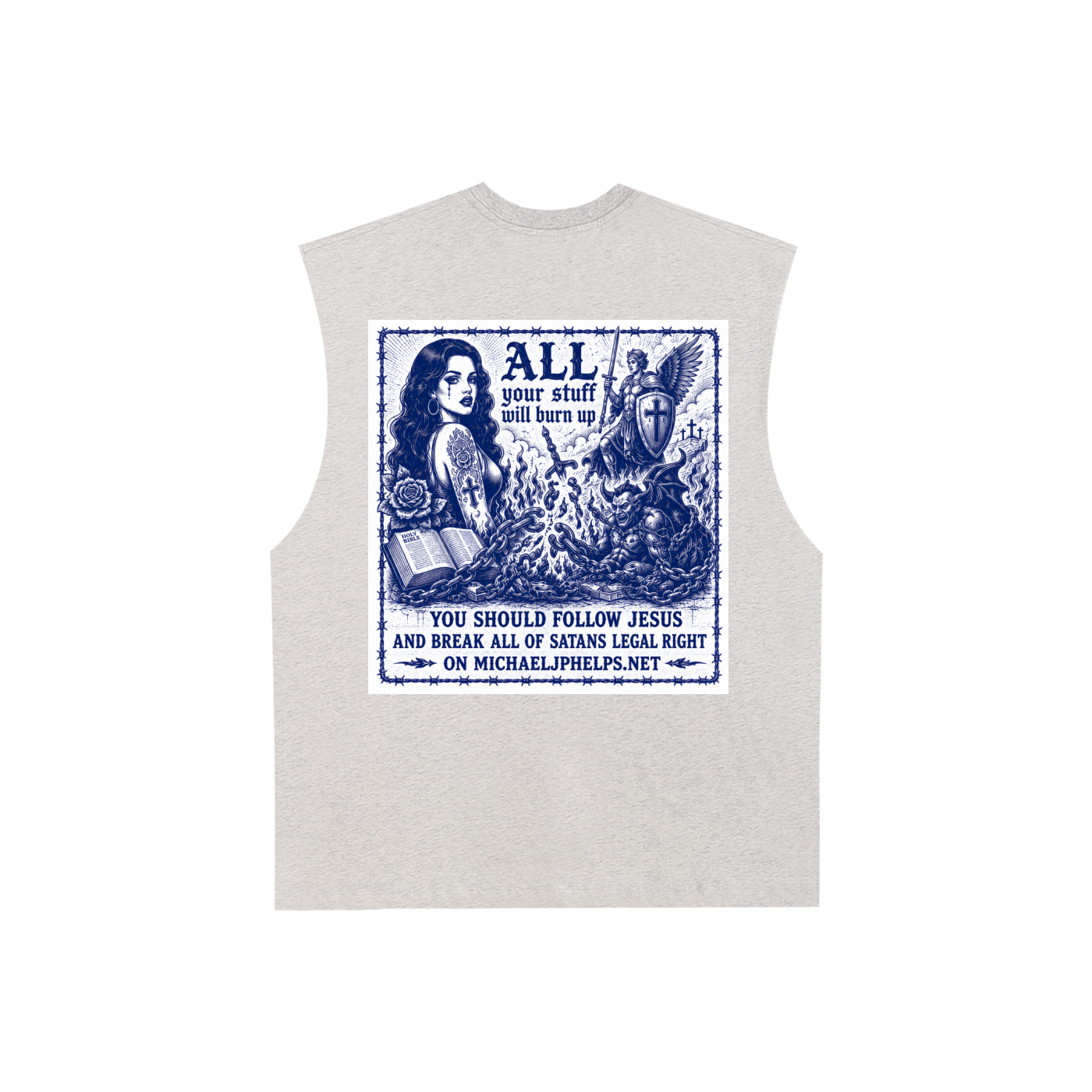 She Hates you satan Tank Top