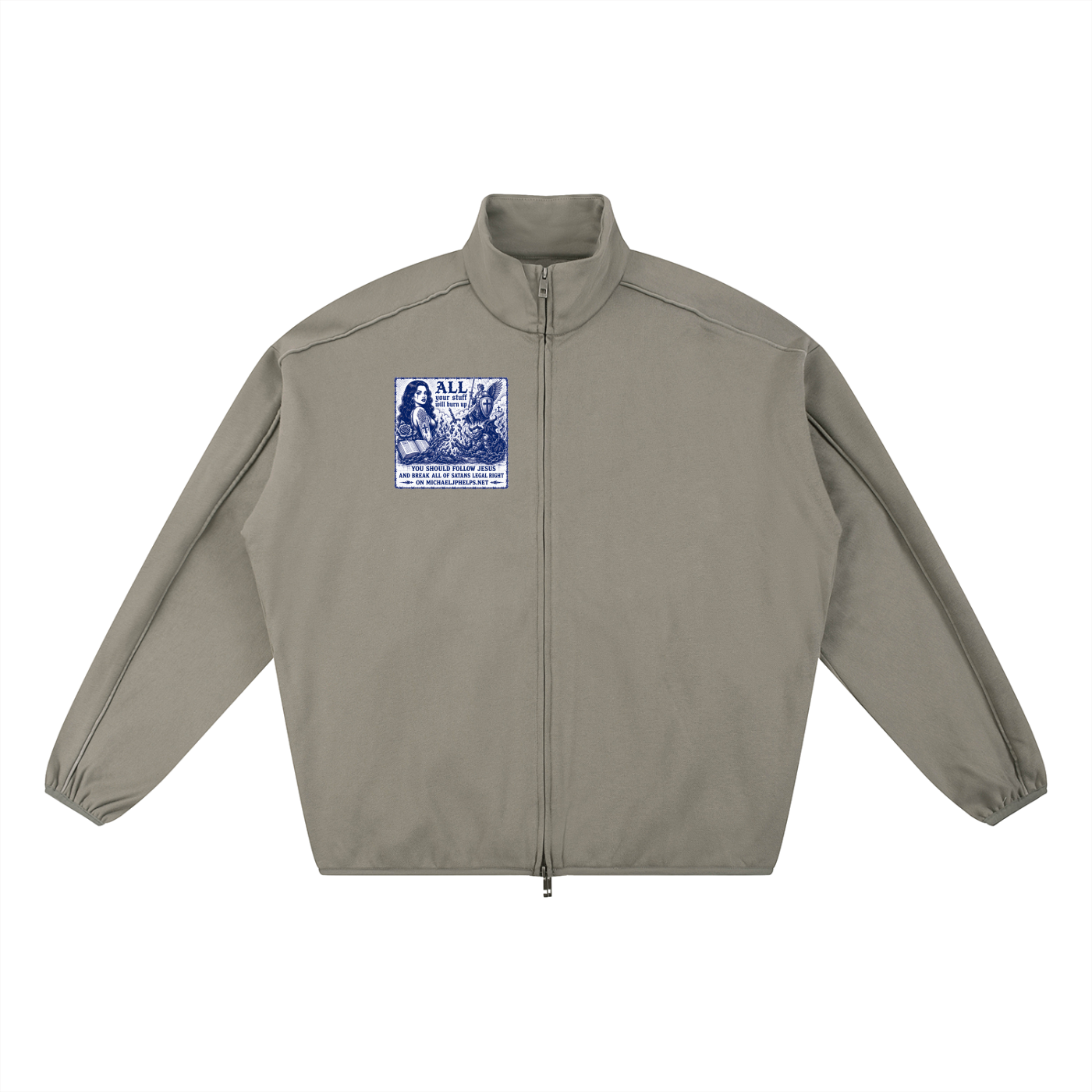 all of your stuff is going to burn up Jacket