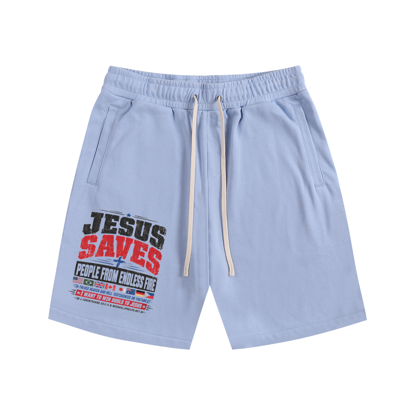 Jesus saves from endless fire Shorts