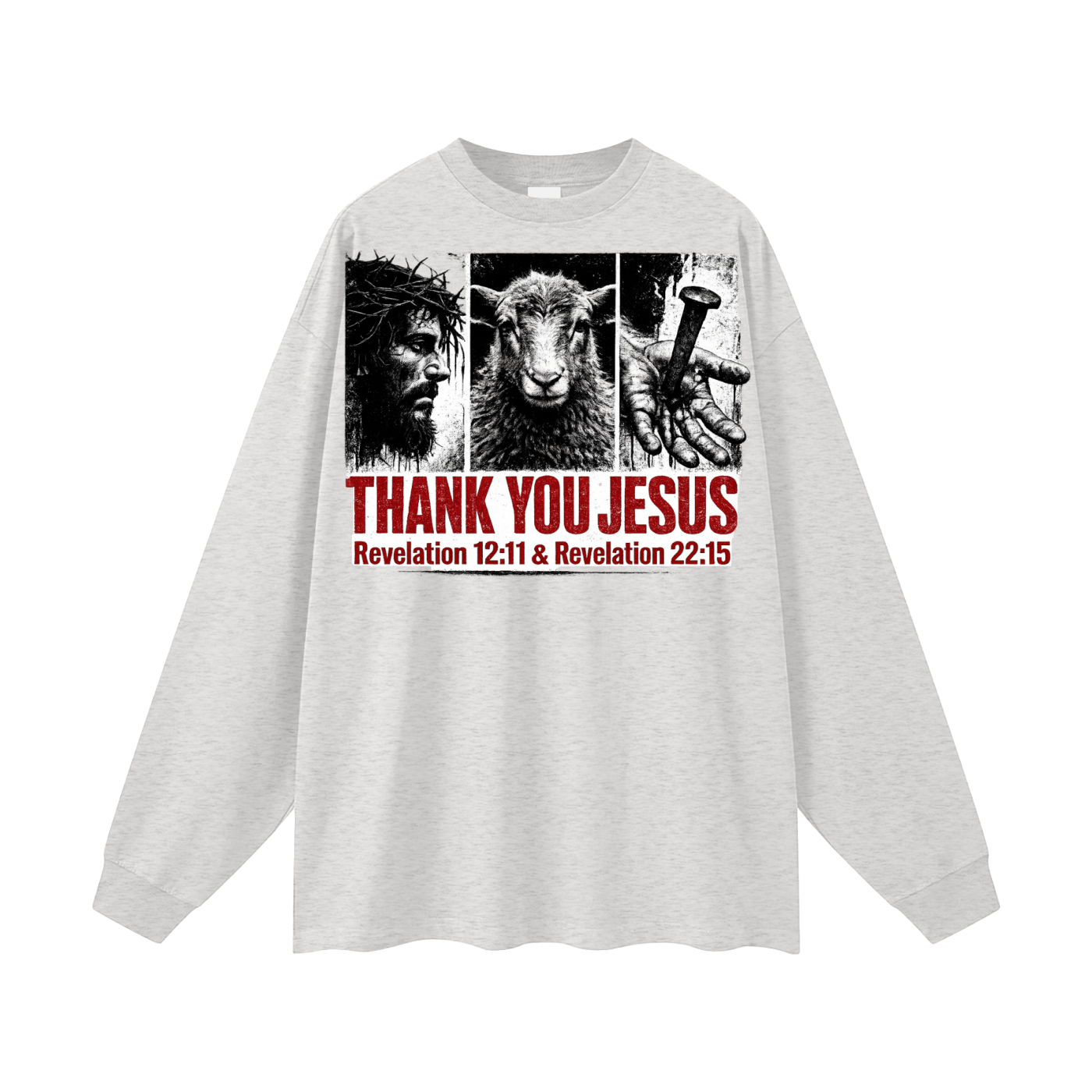 Thank you Jesus Long Sleeve T-Shirt