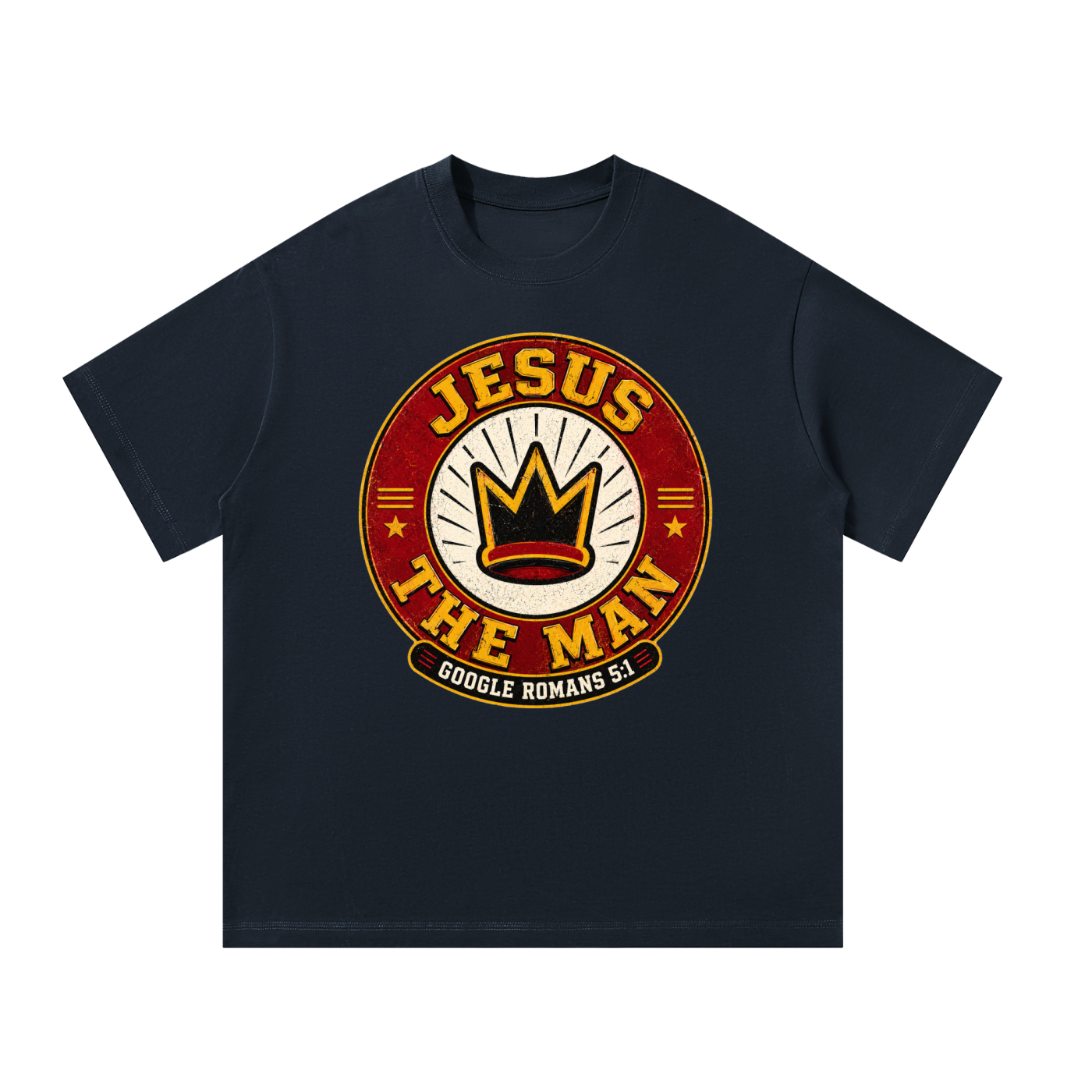 Jesus The Man Google Romans 5:1 T-Shirt