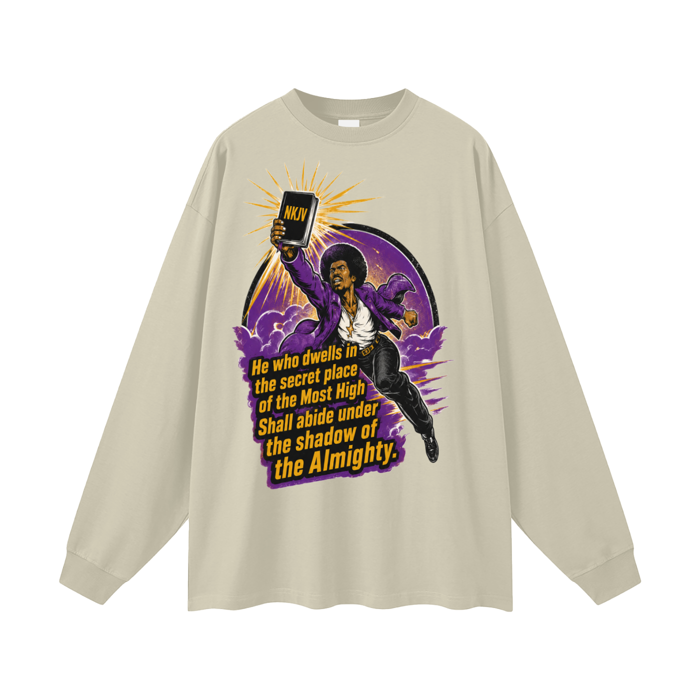 Psalms 91:1 quote Long Sleeve T-Shirt