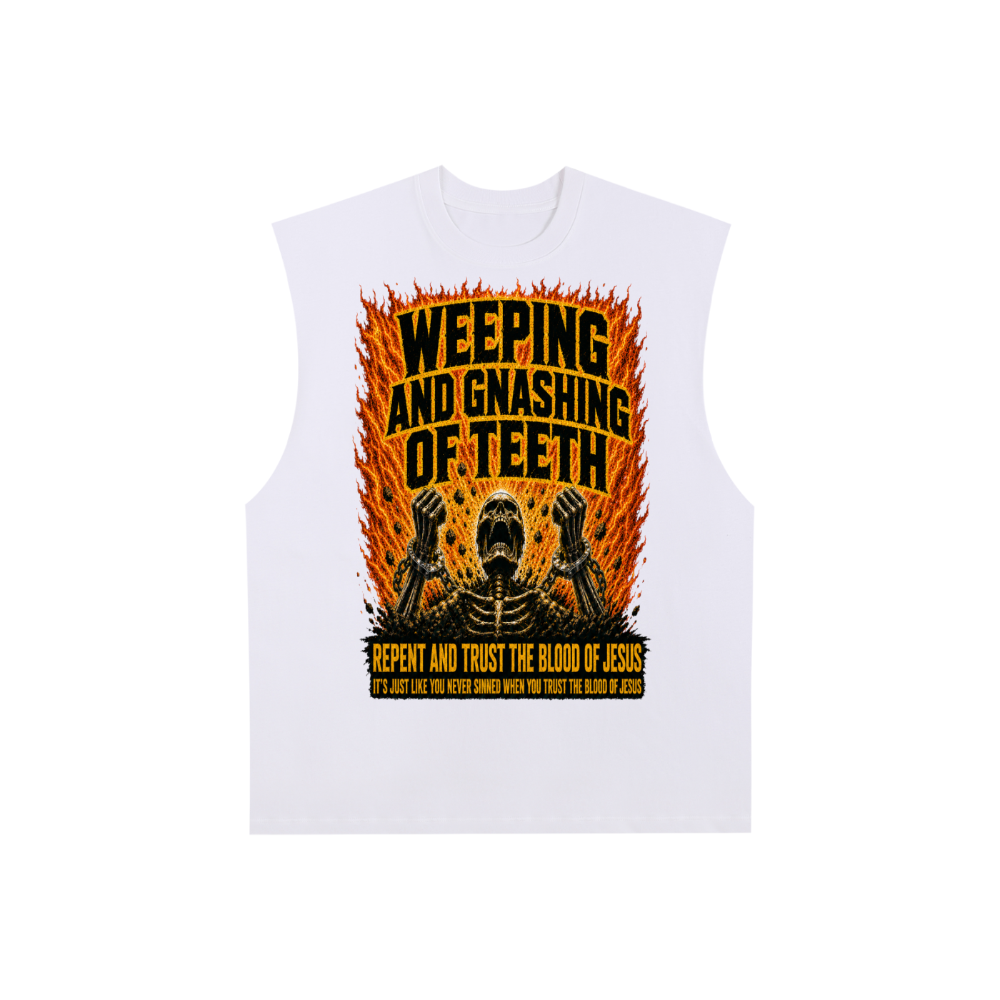 Weeping and gnashing of teeth Tank Top