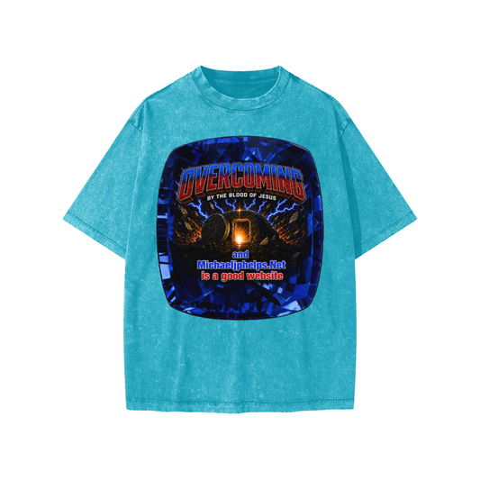 Overcoming by the blood of Jesus Kids' T-Shirt