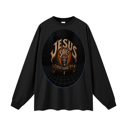Jesus saves Long Sleeve T-Shirt