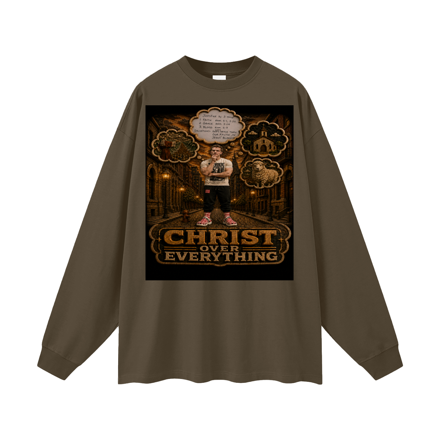 Jesus over Everything Sleeve T-Shirt