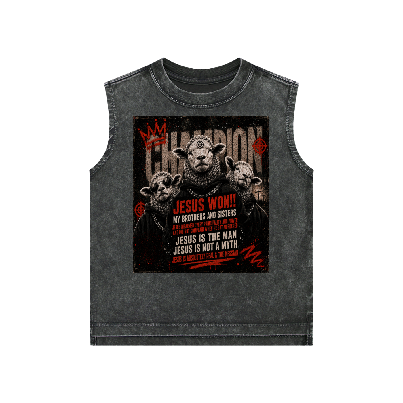 Jesus Won!! Kids' Tank Top