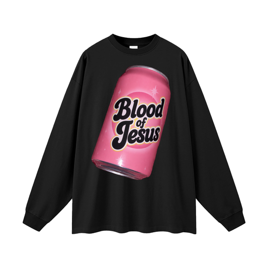 Blood of Jesus can Long Sleeve T-Shirt