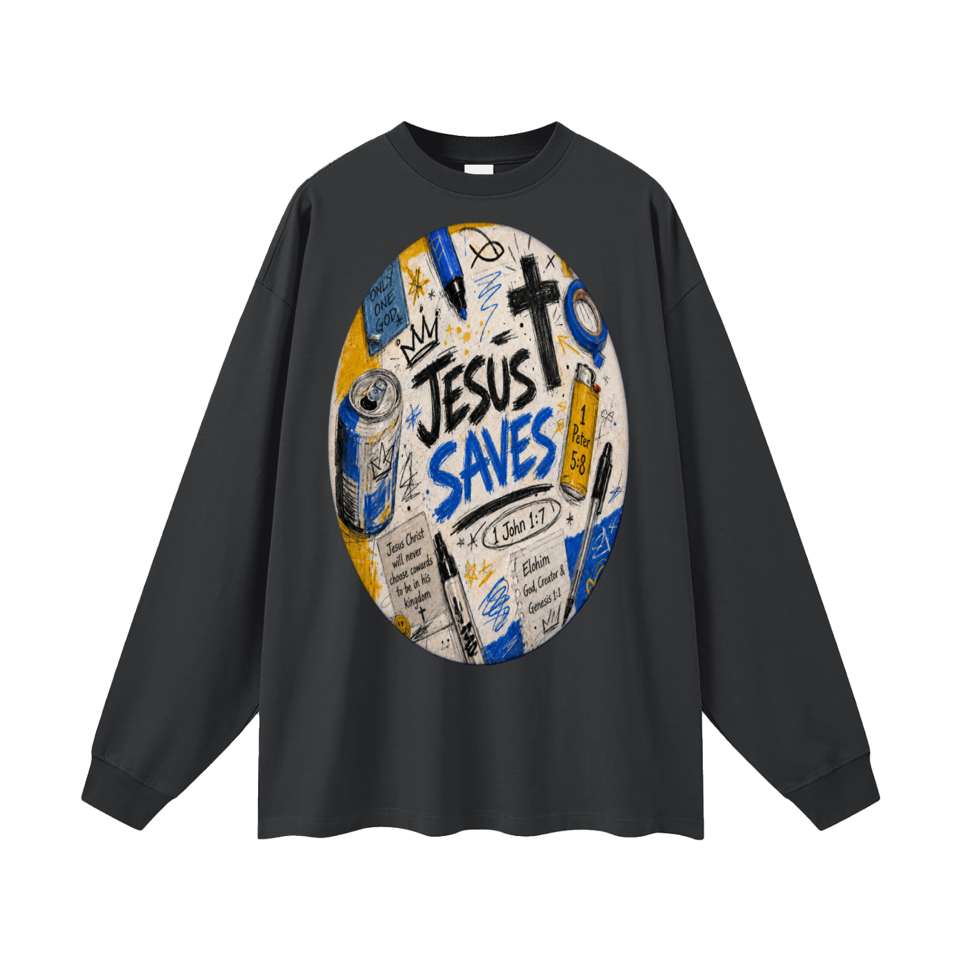 Jesus saves  Long Sleeve T-Shirt