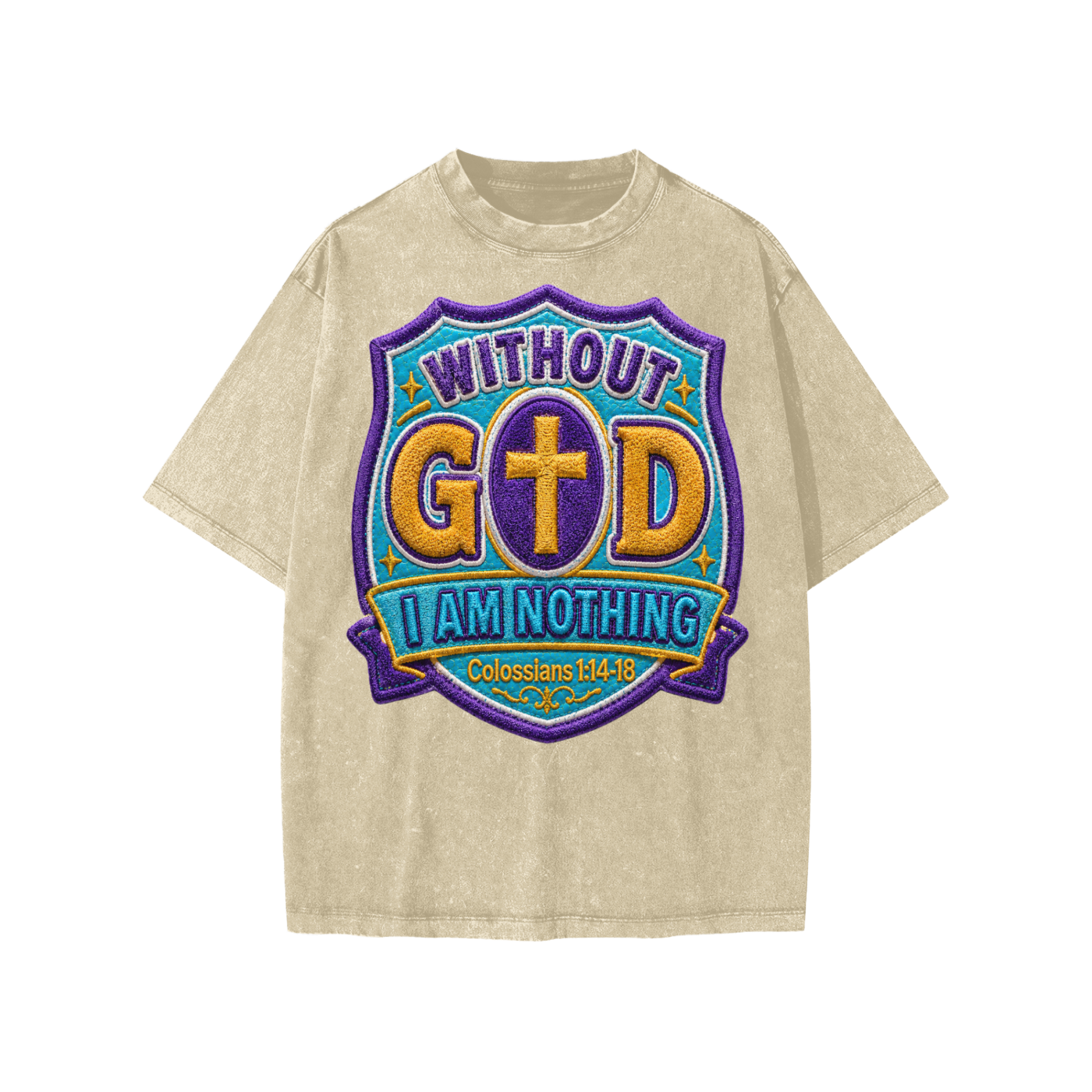 without God I'm nothing Kids' T-Shirt