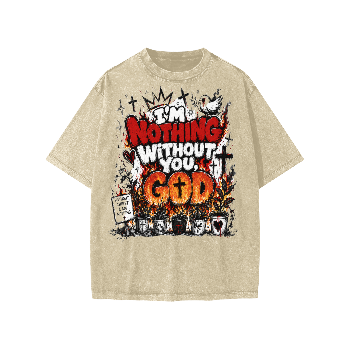 Im nothing without you God kids T-Shirt