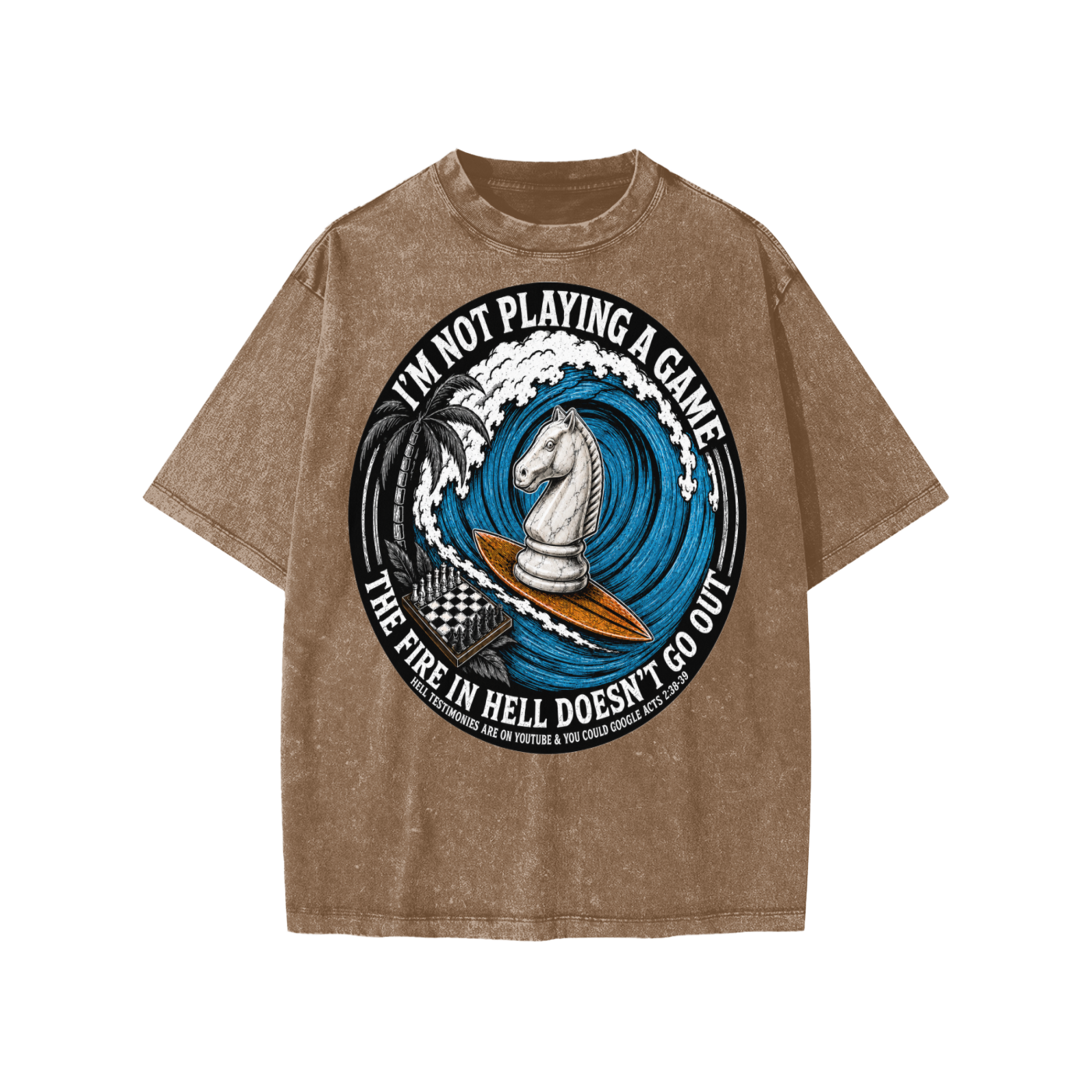 The fire in Hell doesnt go out Kids' T-Shirt