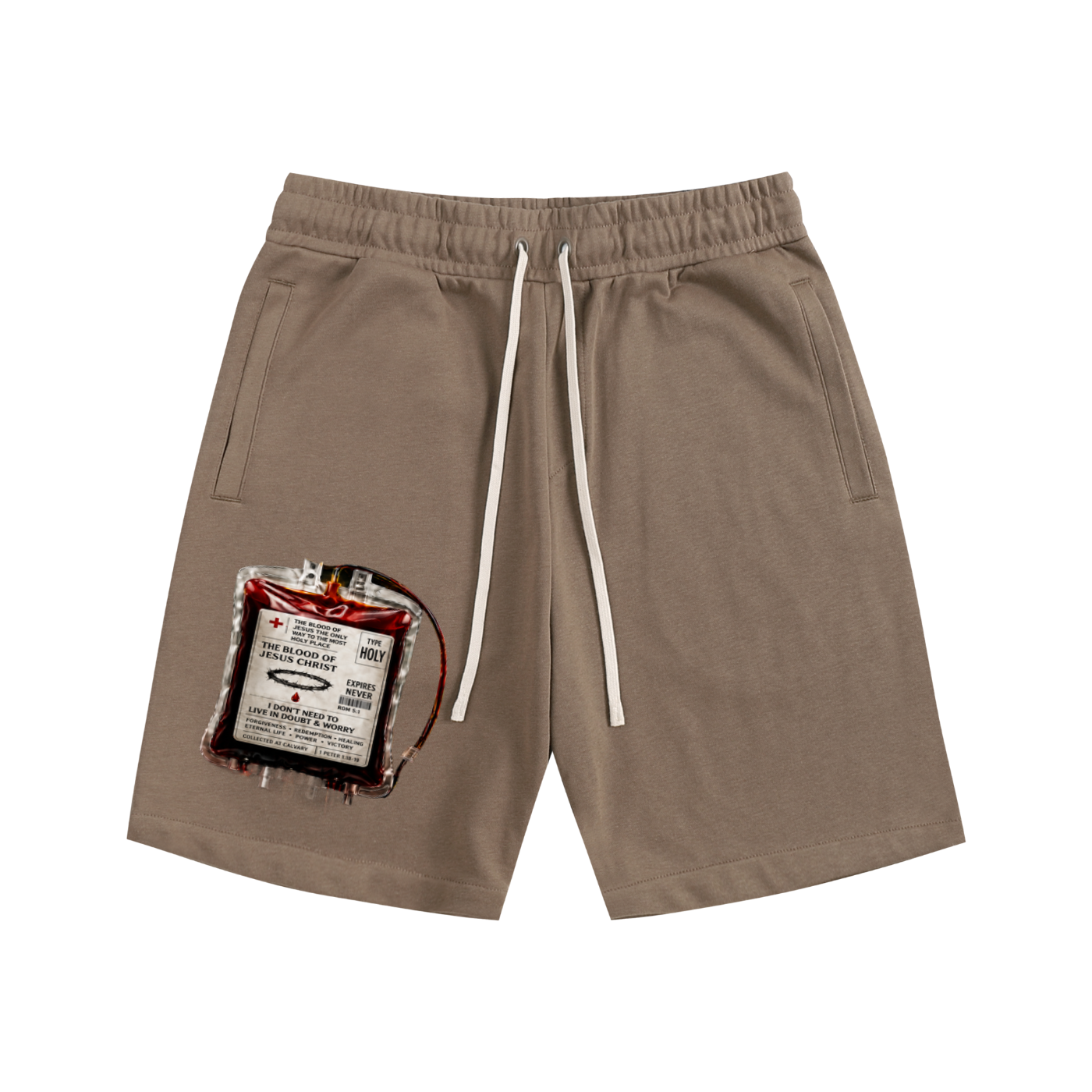 Jesus Blood bag Shorts