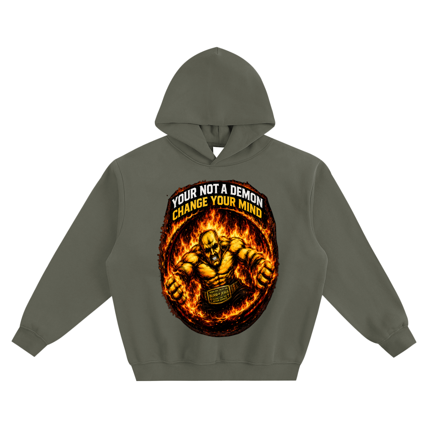 change your mind your not a demon Hoodie