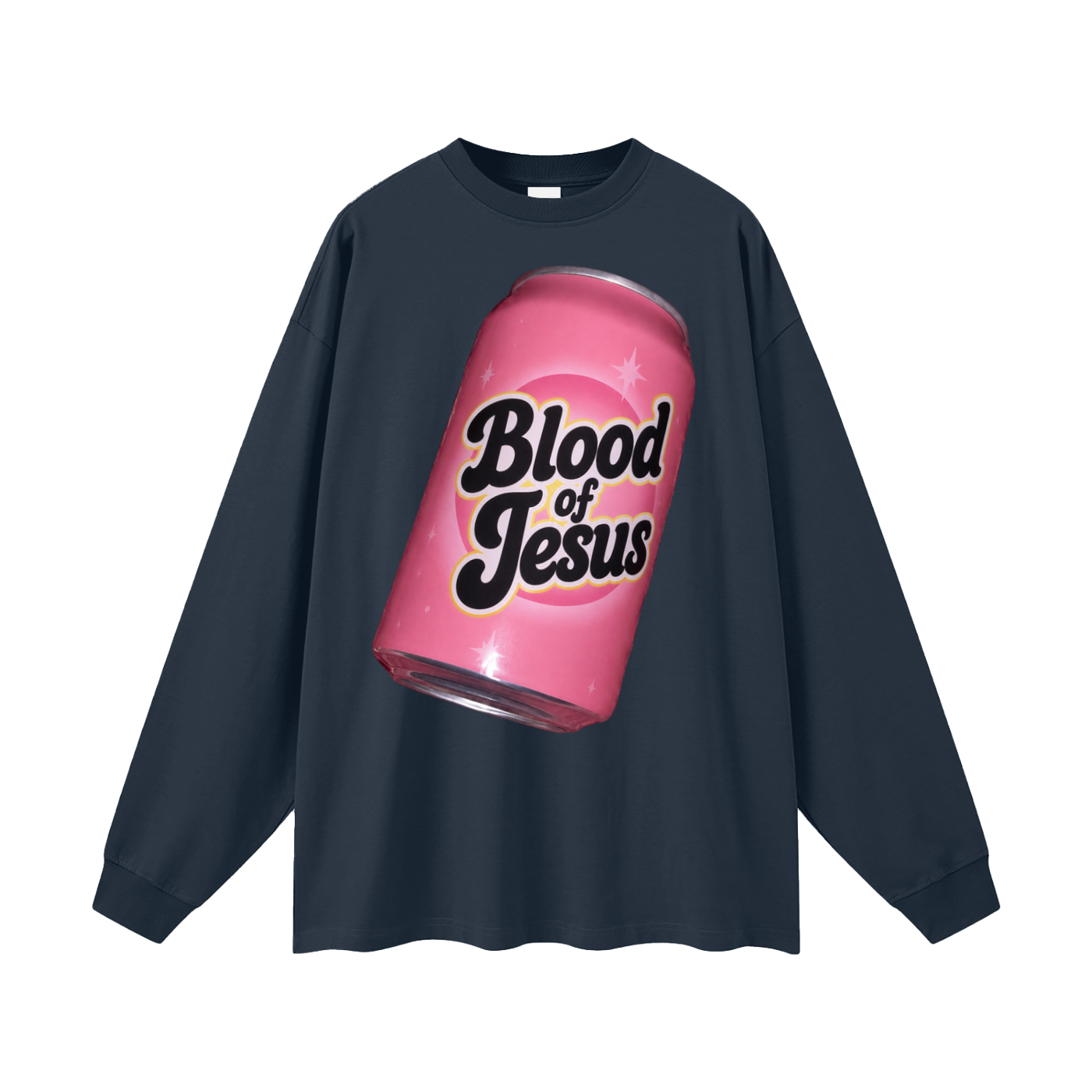 Blood of Jesus can Long Sleeve T-Shirt