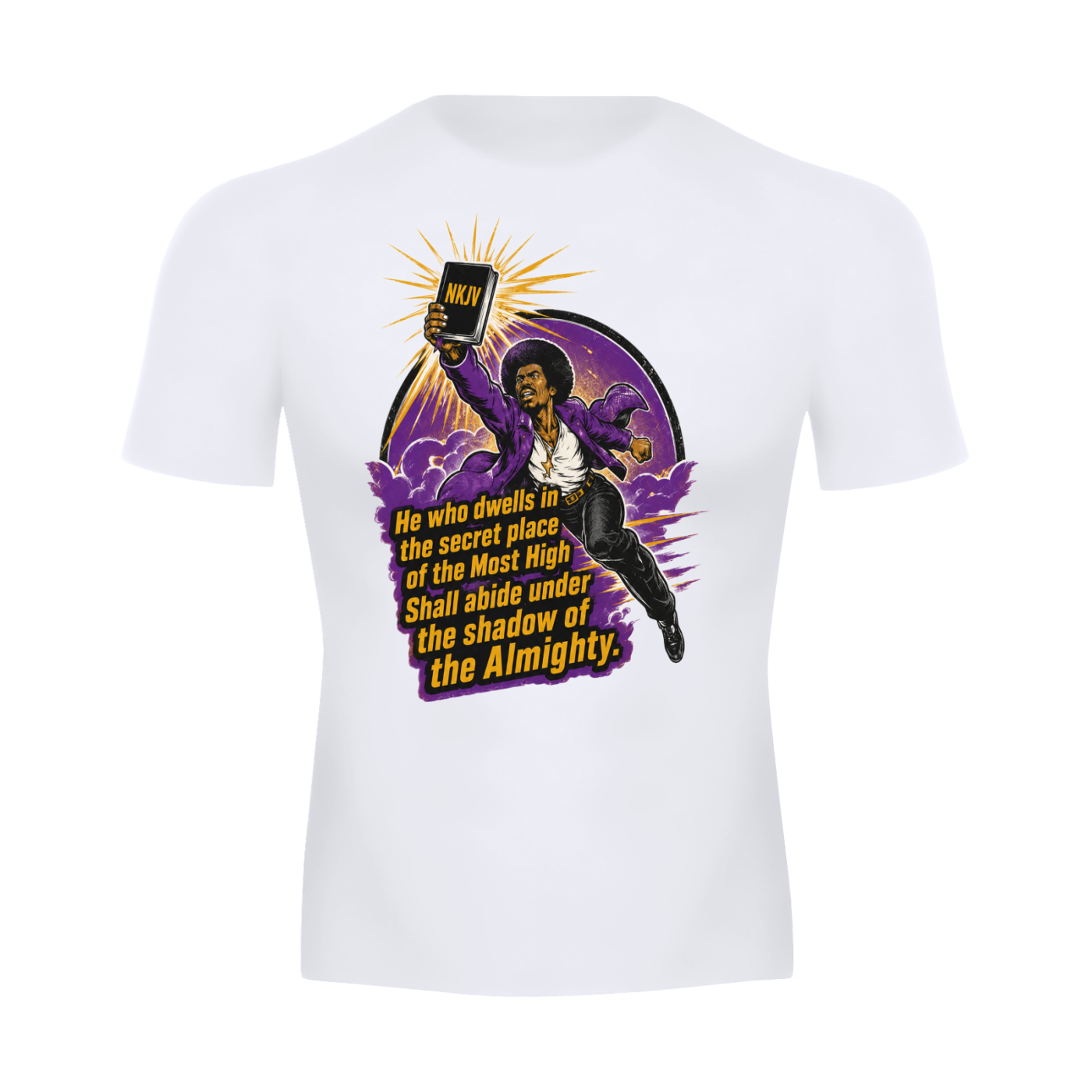 Psalms 91:1 Short Sleeve T-Shirt