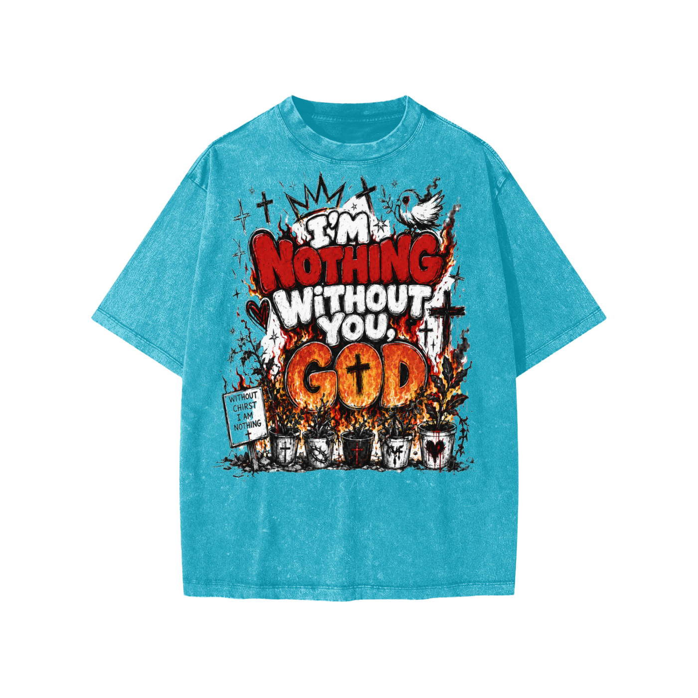 Im nothing without you God kids T-Shirt
