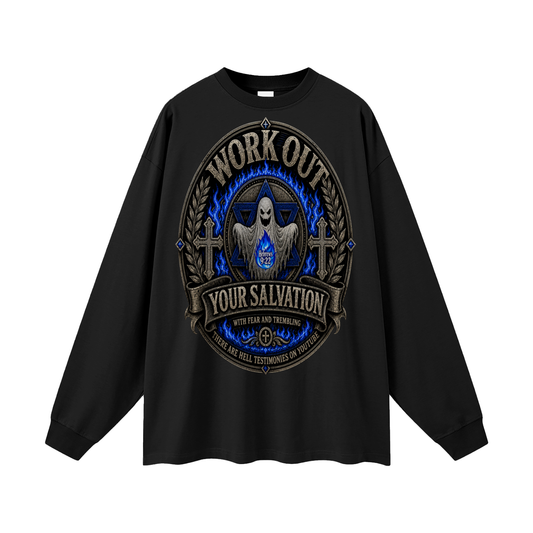 Hebrews 9:22 inspired Long Sleeve T-Shirt