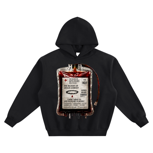 Jesus Blood bag Hoodie