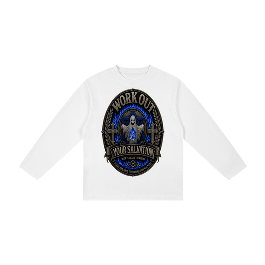 Workout salvation with fear and trembling youth Long Sleeve T-Shirt