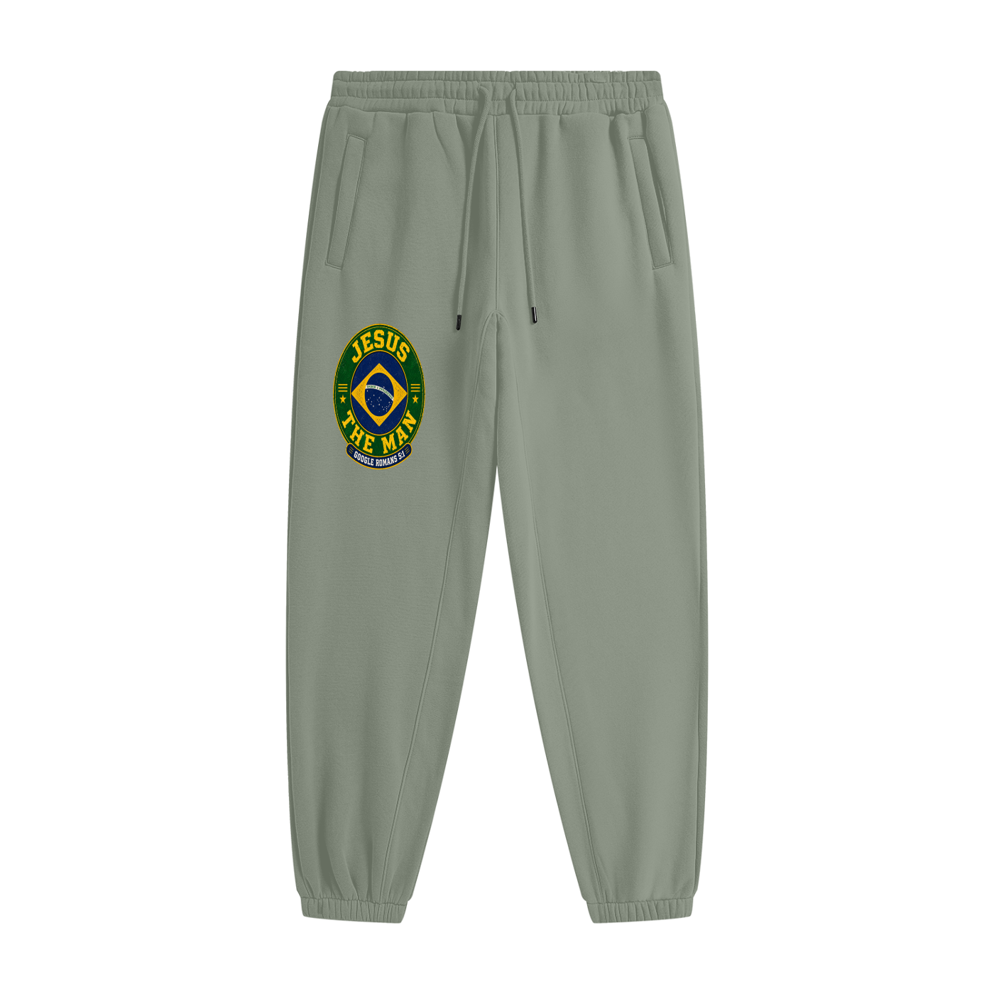 Jesus The Man google Romans 5:1 Brazil style joggers