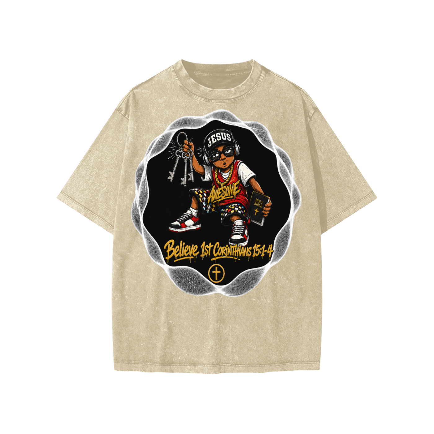 Jesus awesome Kids' T-Shirt