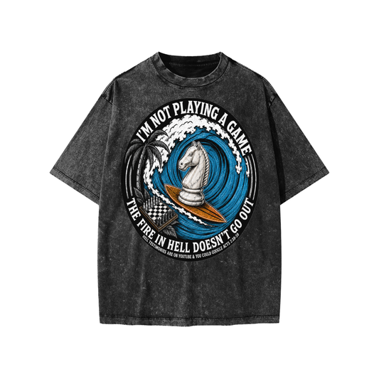 The fire in Hell doesnt go out Kids' T-Shirt