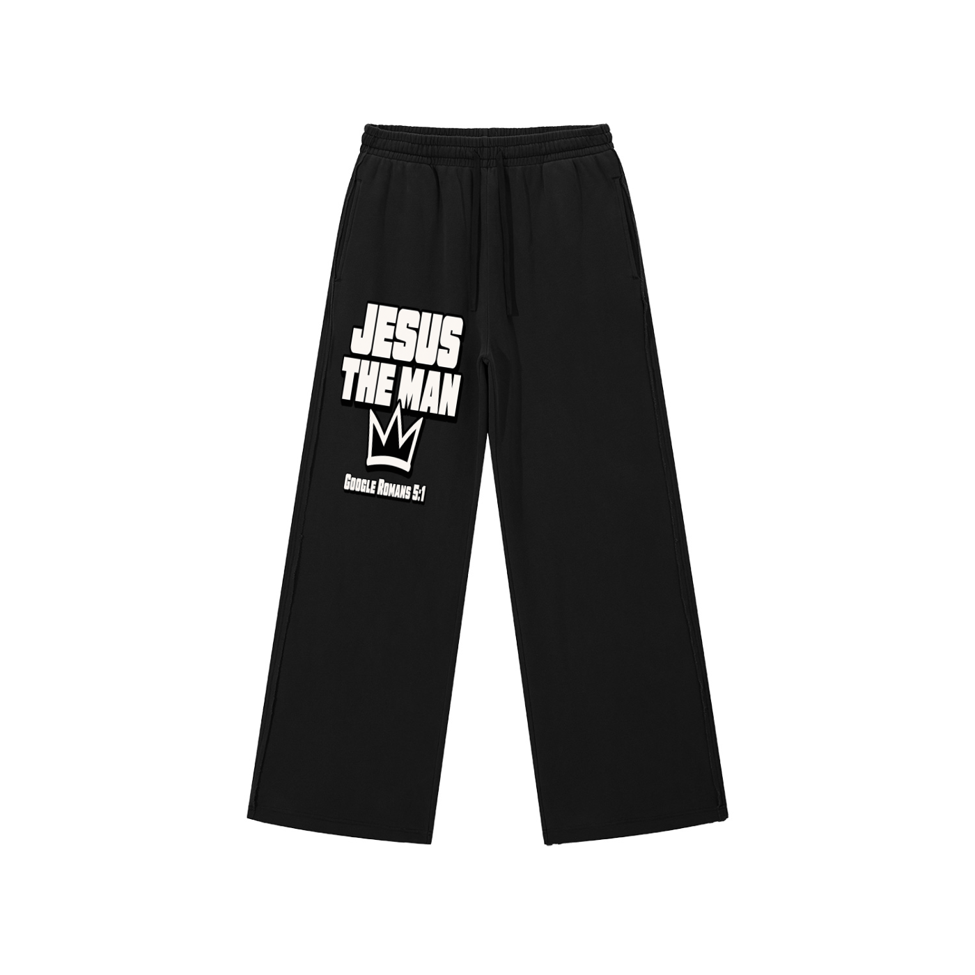 Jesus the Man google Romans 5:1 Sweatpants