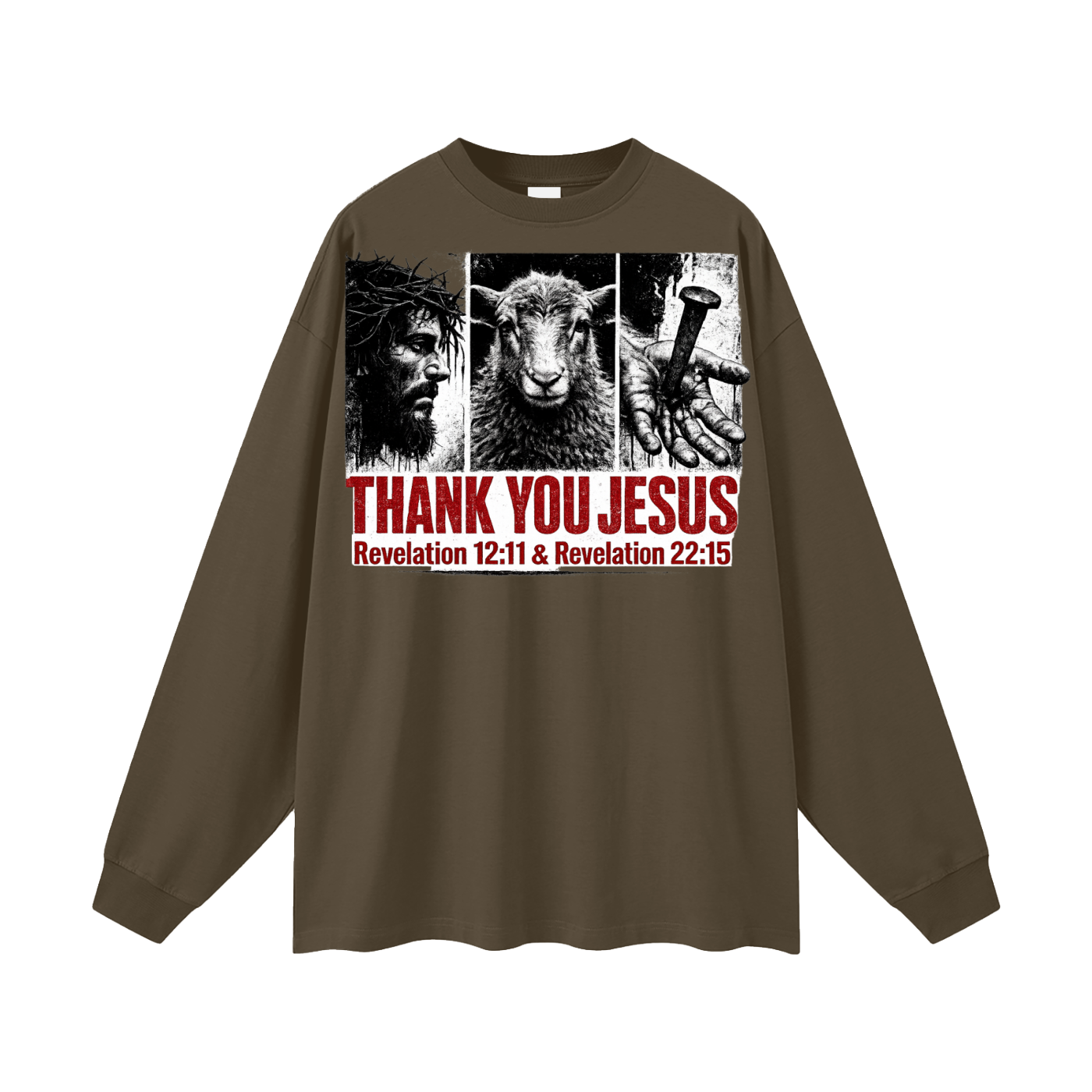 Thank you Jesus Long Sleeve T-Shirt
