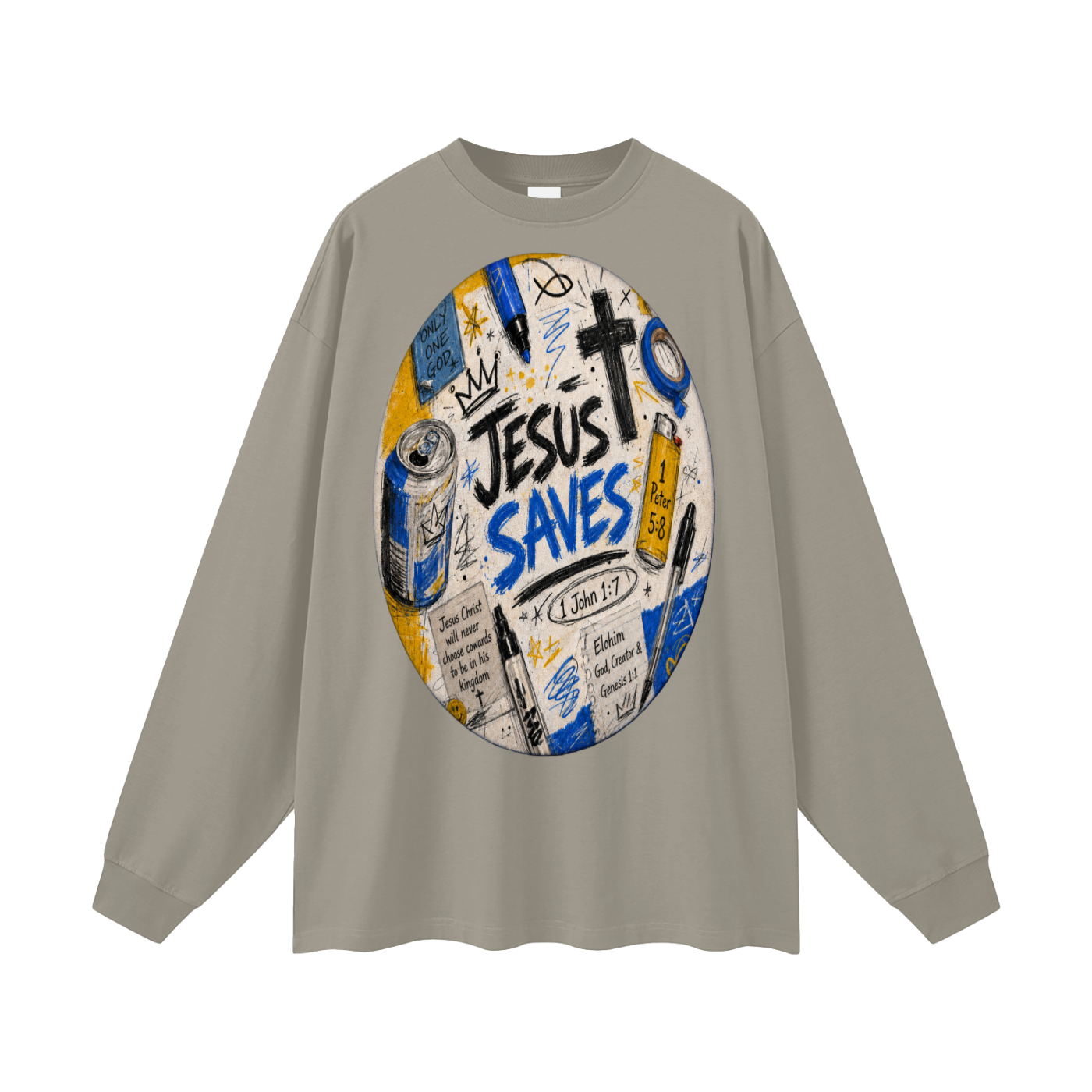 Jesus saves  Long Sleeve T-Shirt