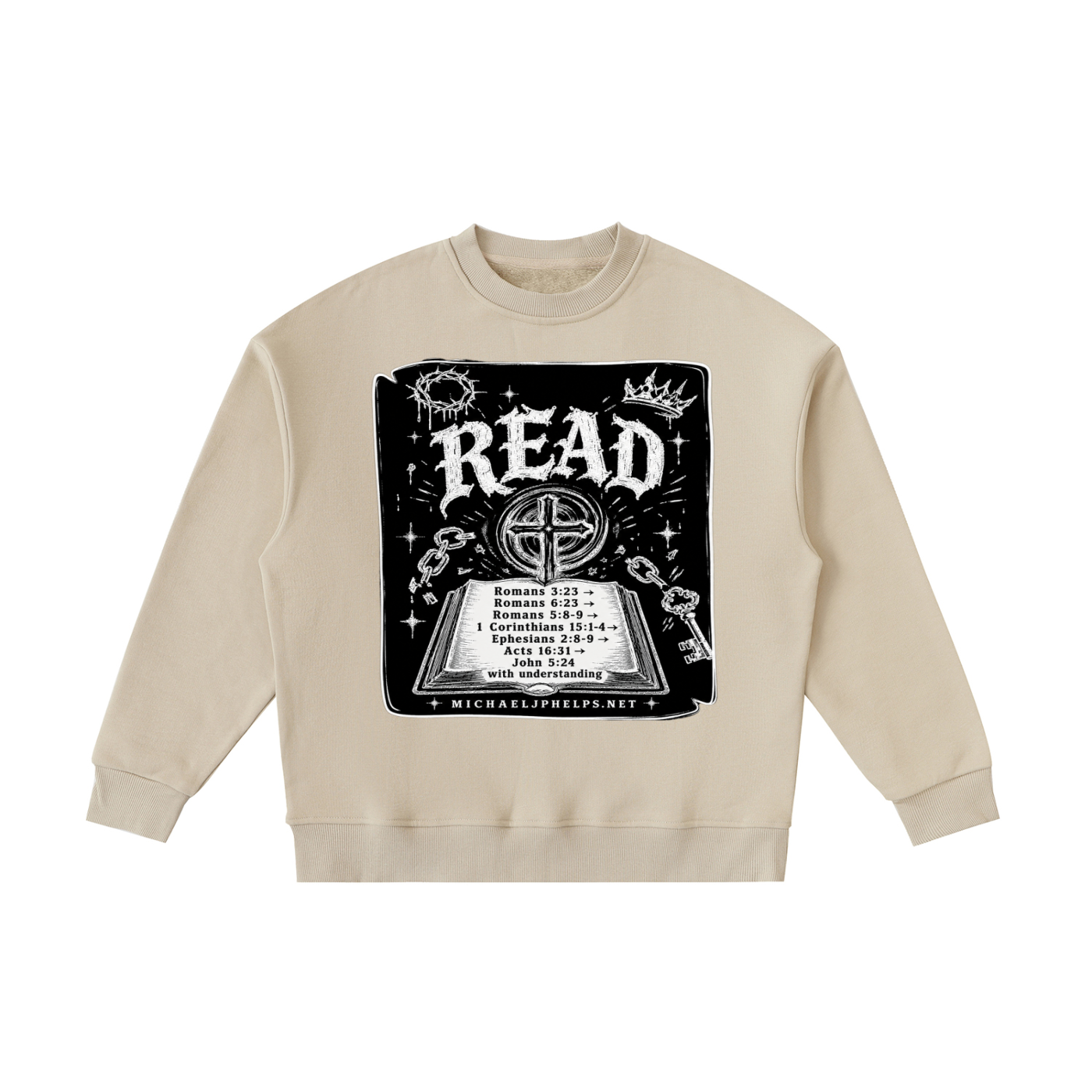 Read youth Crewneck Sweatshirt