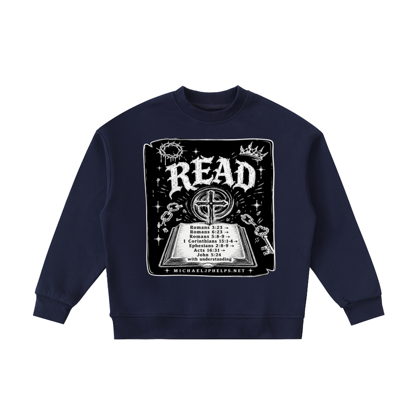 Read youth Crewneck Sweatshirt