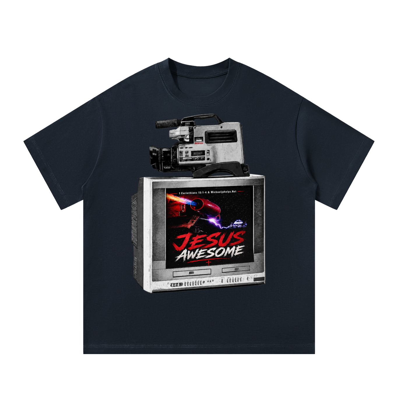 Jesus awesome On a TV T-Shirt