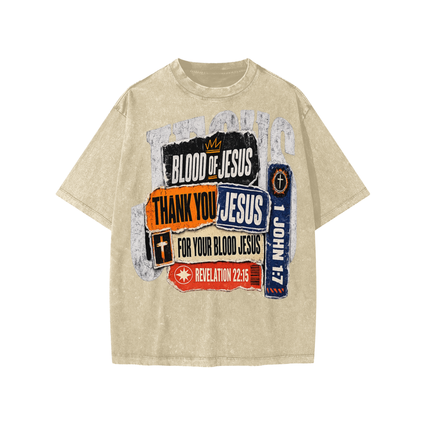 Thank you Jesus for your blood Kids' T-Shirt