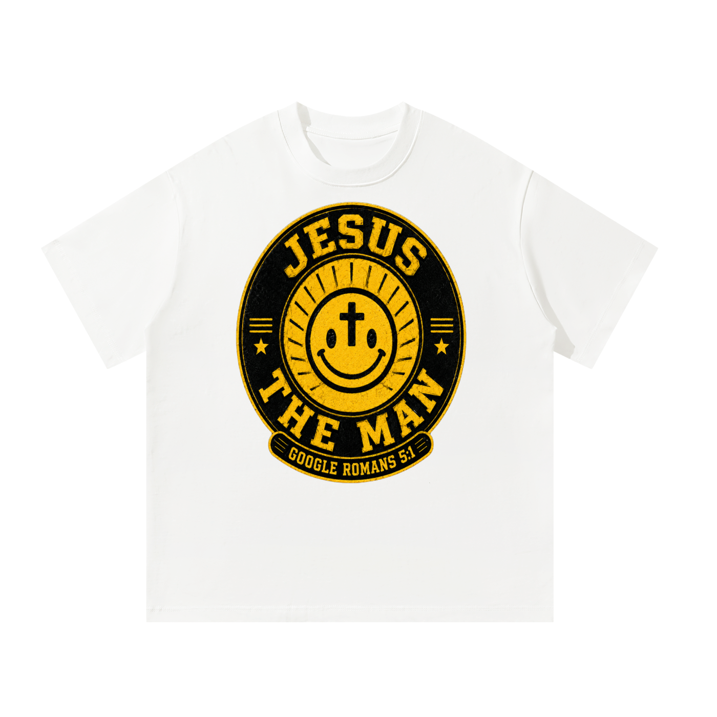 Jesus The Man  Google Romans 5:1 T-Shirt