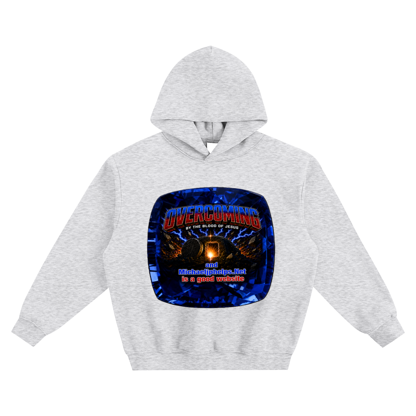 Overcoming by the blood of Jesus Hoodie