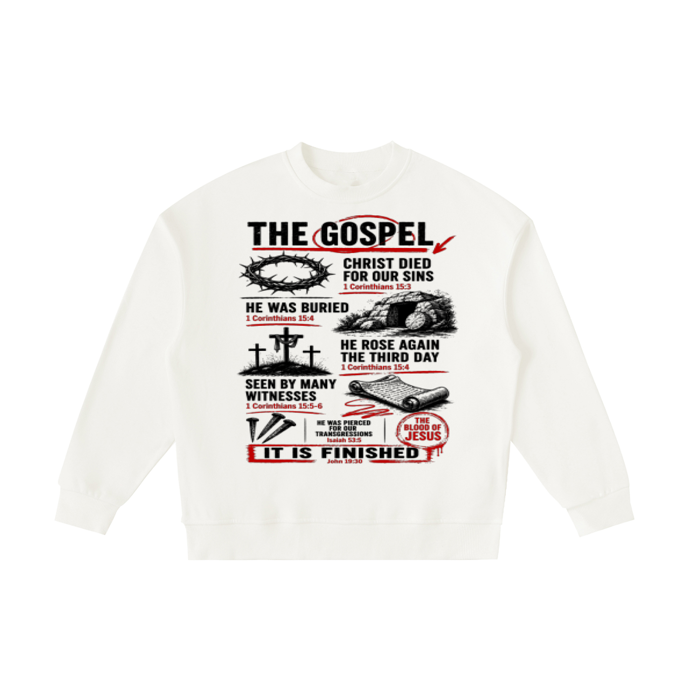 The gospel Kids' Crewneck Sweatshirt