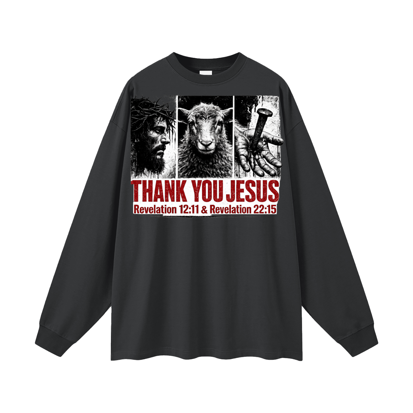 Thank you Jesus Long Sleeve T-Shirt