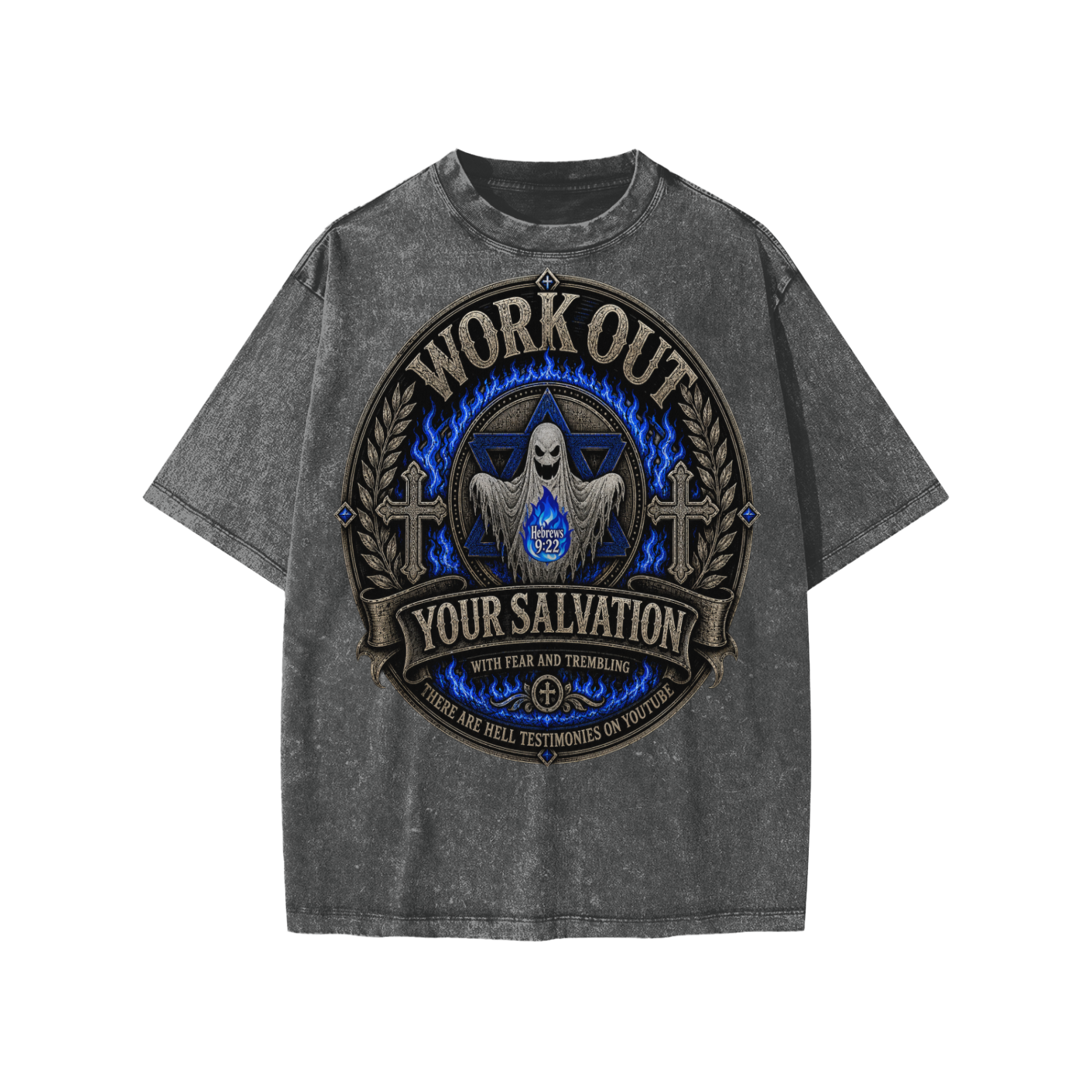 workout your salvation with Fear and Trembling Kids' T-Shirt