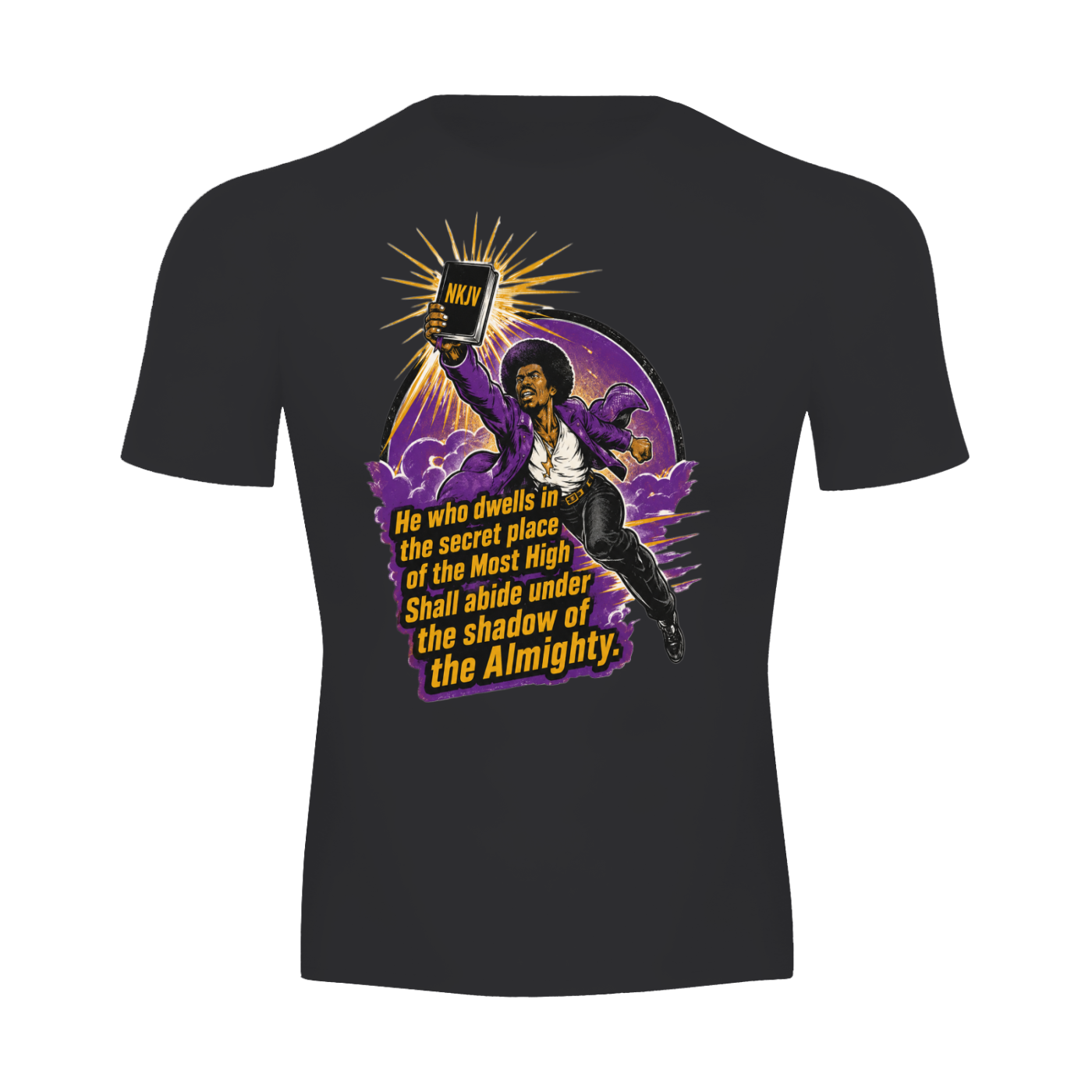 Psalms 91:1 Short Sleeve T-Shirt