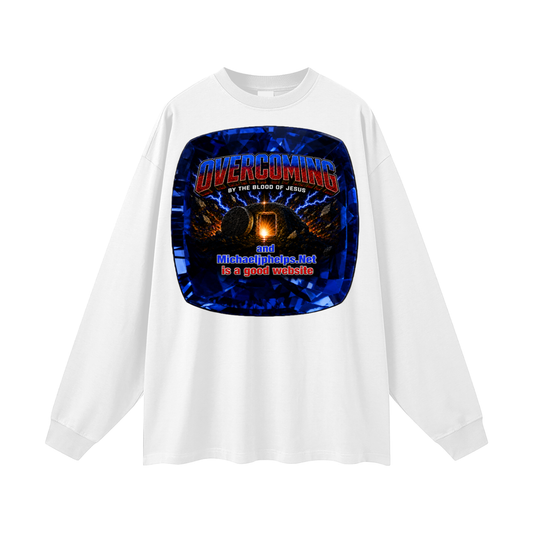 Overcoming by the blood of Jesus Long Sleeve T-Shirt