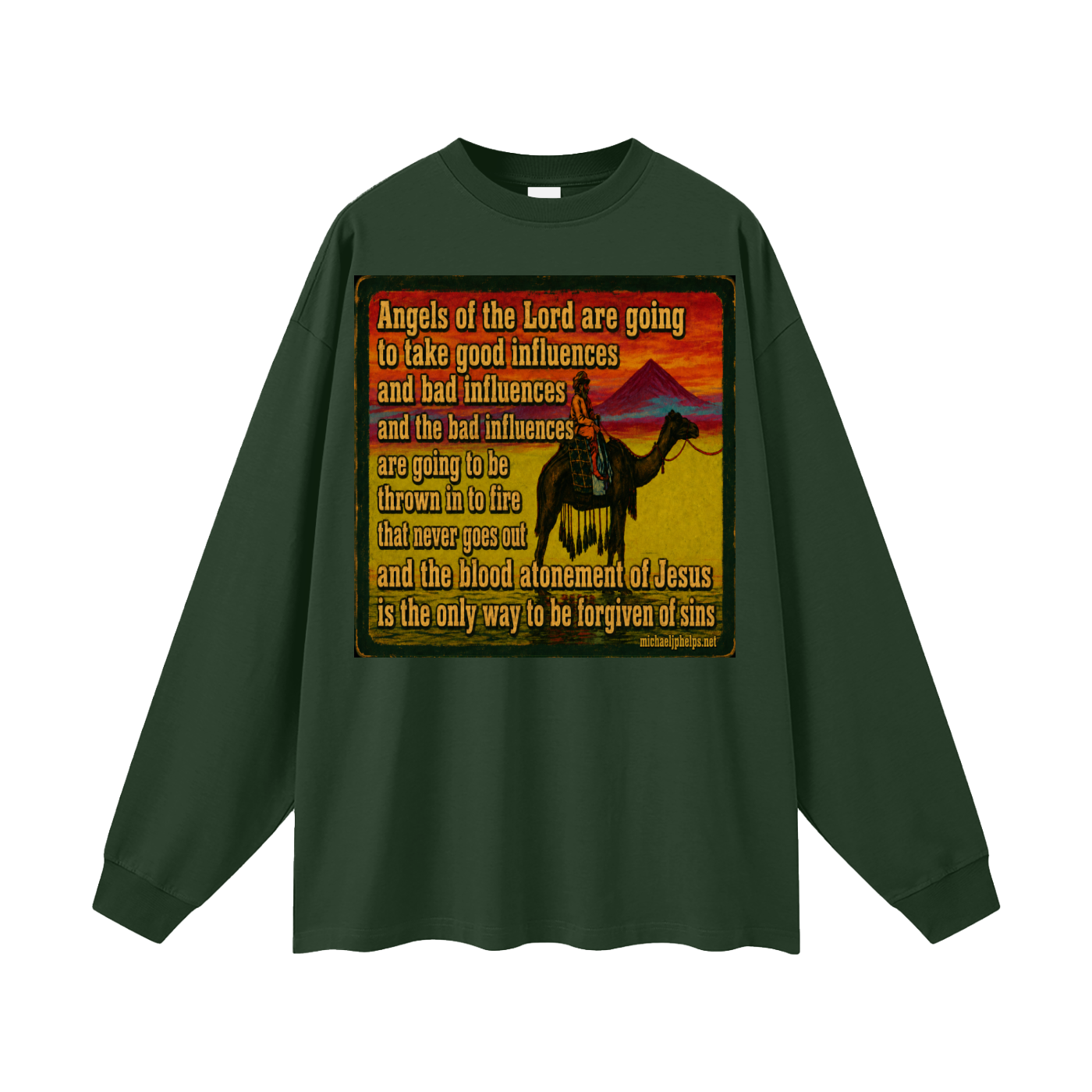 Michaeljphelps.net Long Sleeve T-Shirt