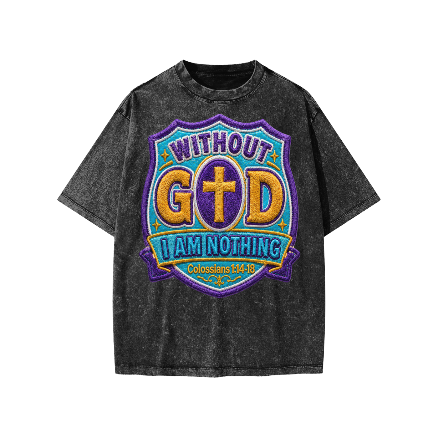 without God I'm nothing Kids' T-Shirt