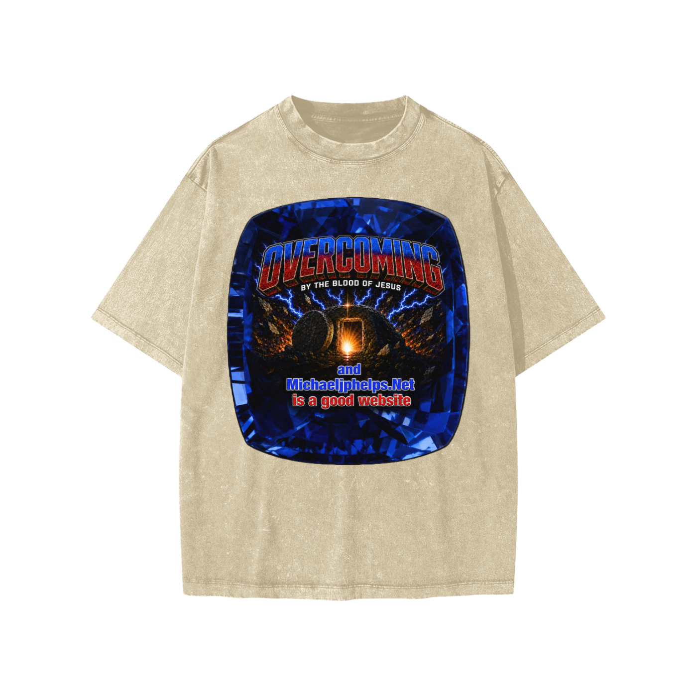 Overcoming by the blood of Jesus Kids' T-Shirt