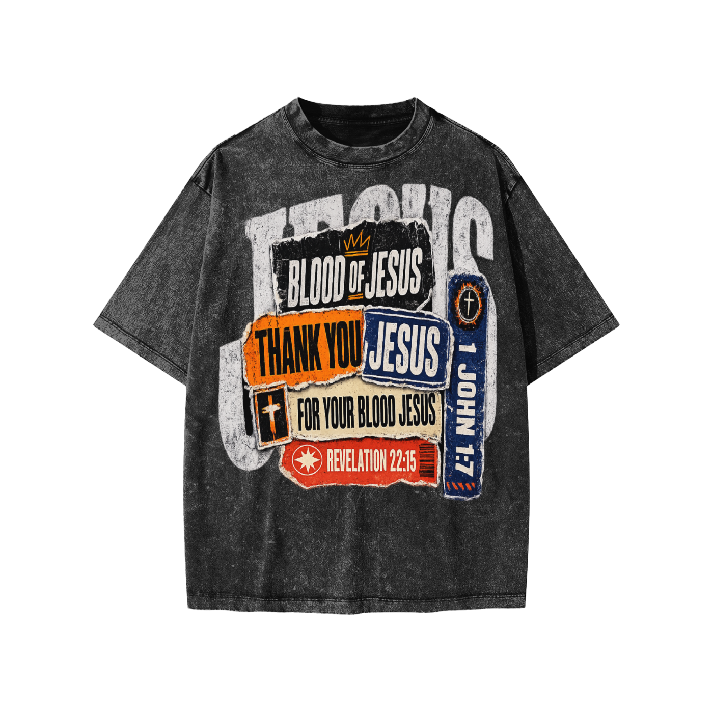 Thank you Jesus for your blood Kids' T-Shirt