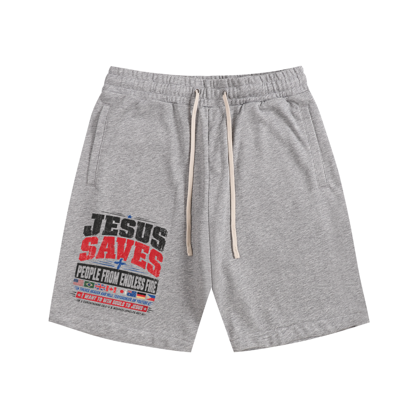 Jesus saves from endless fire Shorts