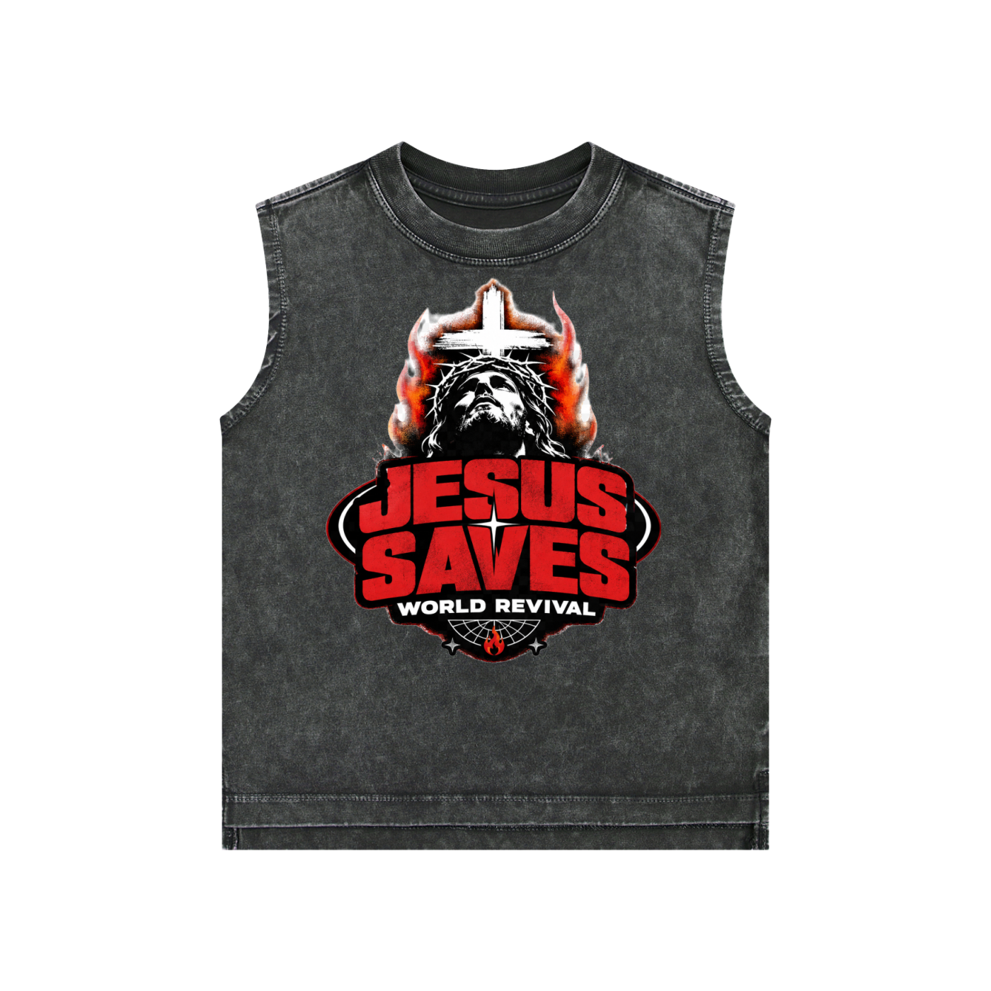 Jesus Saves World Revival Kids' Tank Top