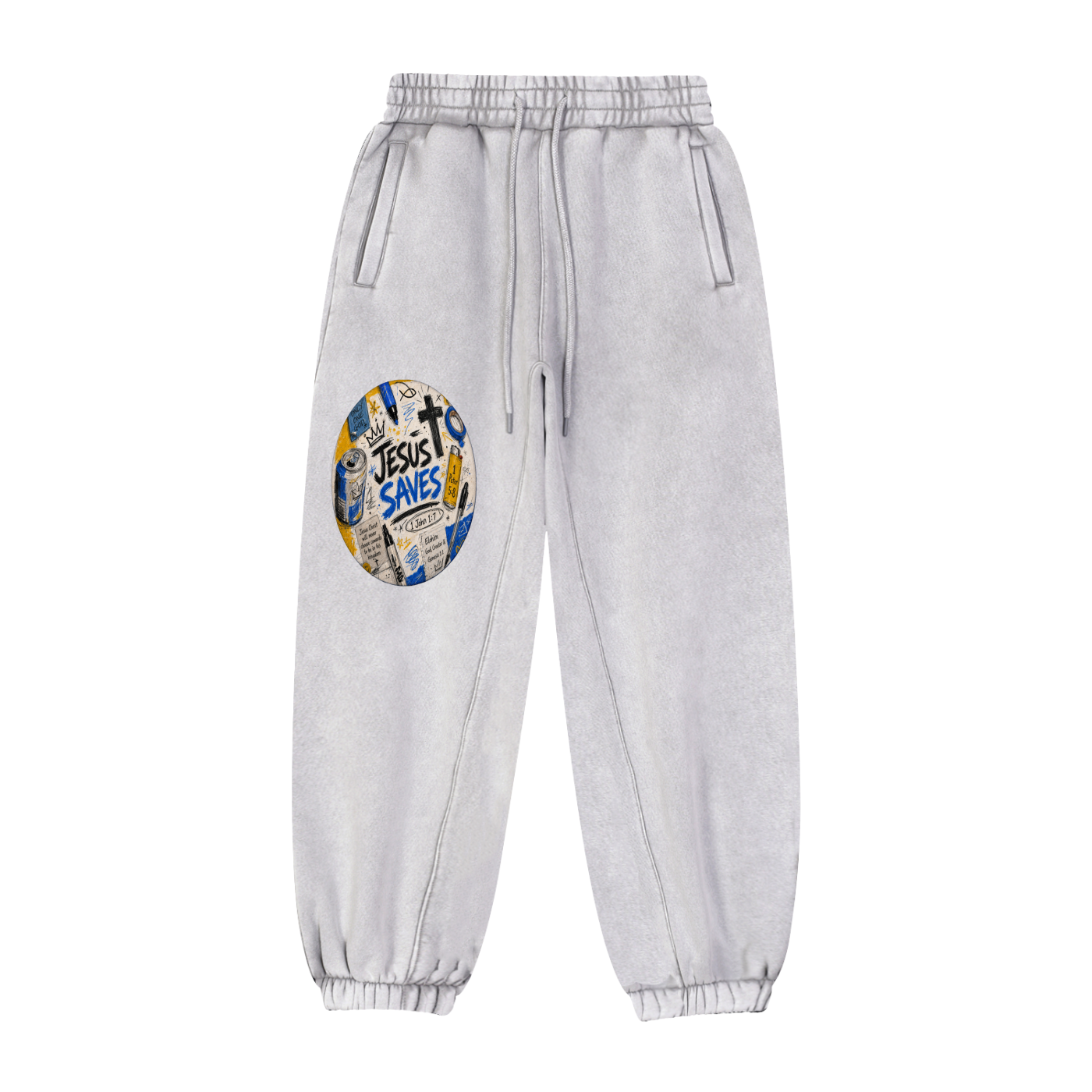 Jesus saves joggers Sweatpants