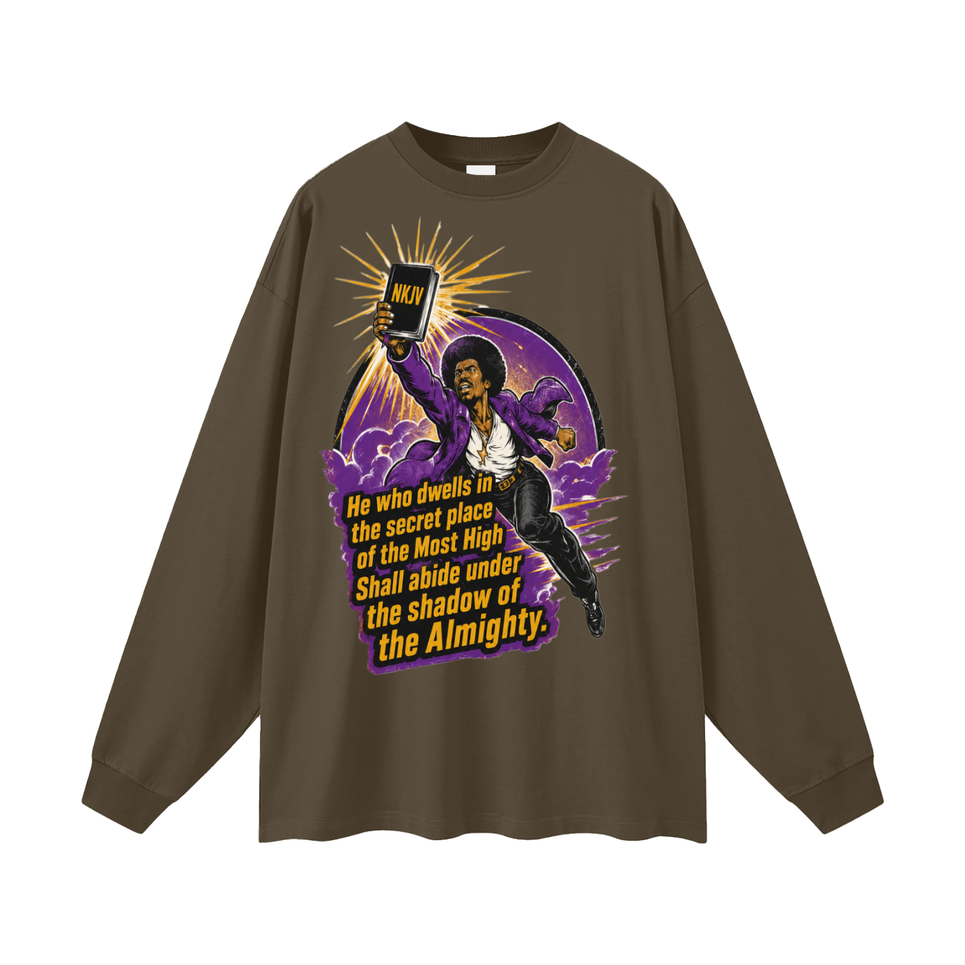 Psalms 91:1 quote Long Sleeve T-Shirt
